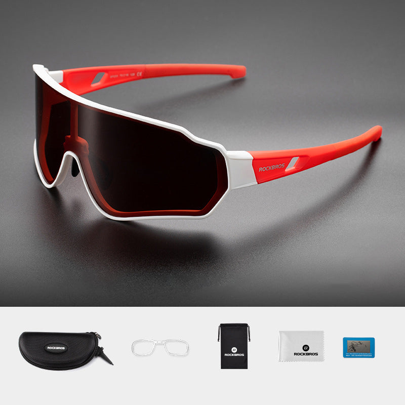 ROCKBROS 10161 cyklistické polarizované fotochromatické brýle Venkovní anti-UV větruodolné HD brýle ROCKBROS 10161 cyklistické polarizované fotochromatické brýle Venkovní anti-UV větruodolné HD brýle